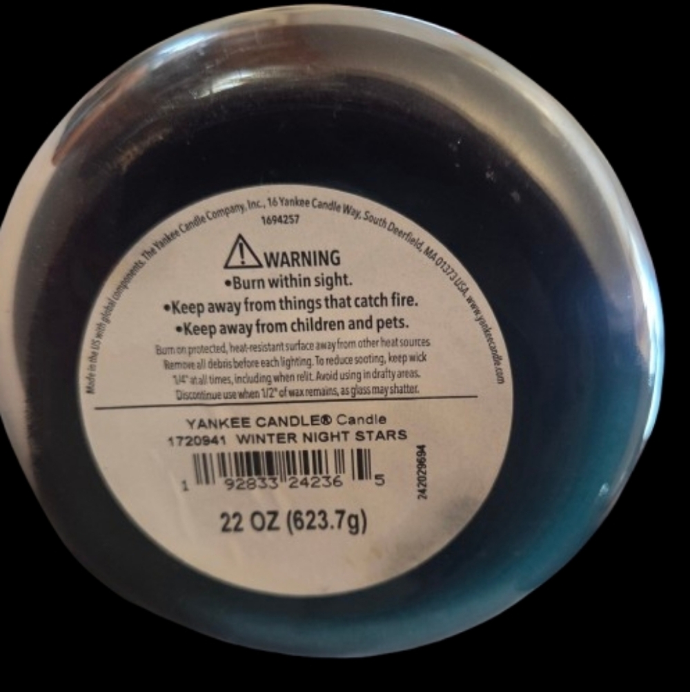 NWT Yankee Candle Winter Night Stars - Picture 3 of 3